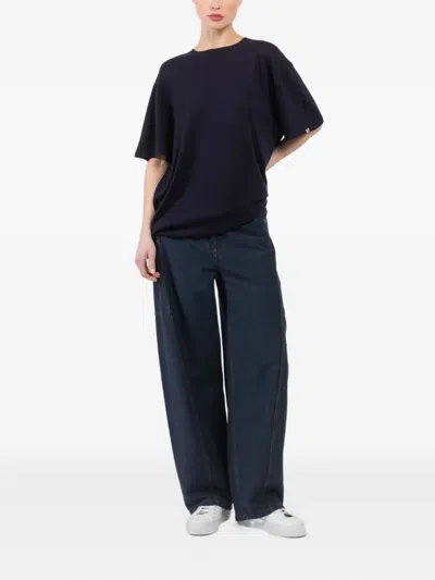 Extreme Cashmere Logo-tag T-shirt In Black