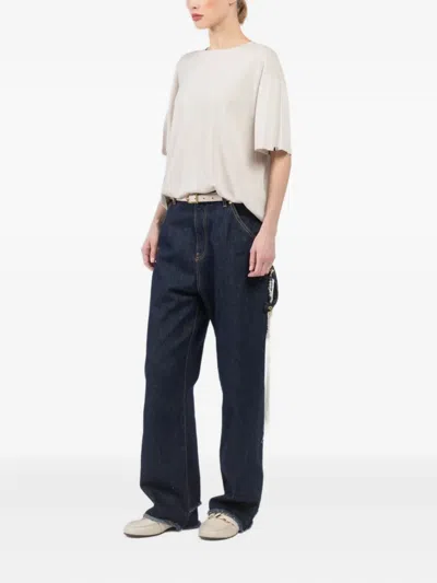 Extreme Cashmere Logo-tag T-shirt In Neutral