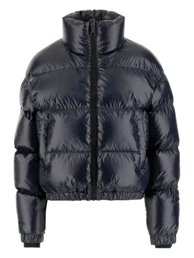 Ienki Ienki Apres Ski Cool Down Jacket With Glitter In Blue
