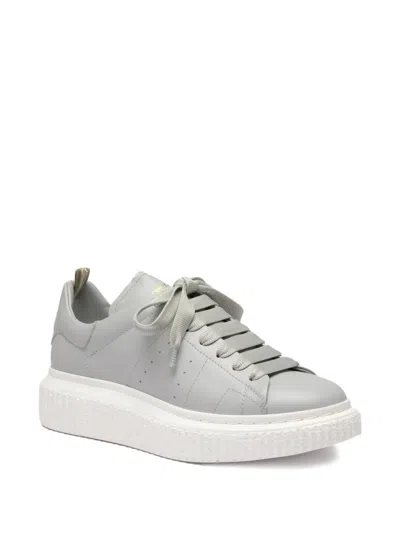 Officine Creative Krace Lace-up Platform Sneakers In White