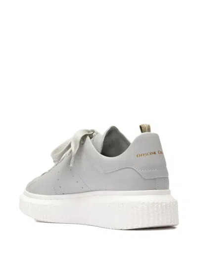 Officine Creative Krace Lace-up Platform Sneakers In White