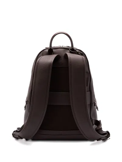 Santoni Leather Zip-fastening Backpack