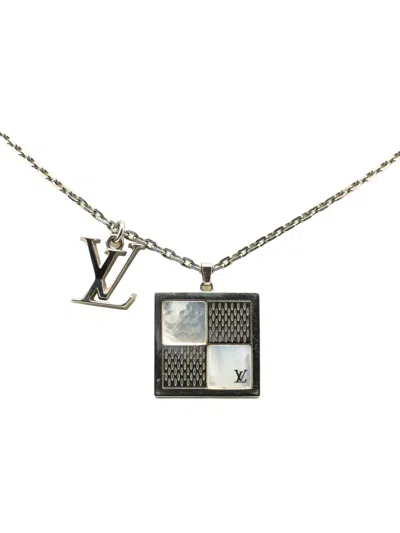 Pre-owned Louis Vuitton 2020 Silver Collier Dandy Necklace Costume Necklace