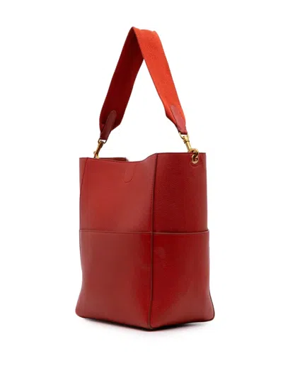 Pre-owned Celine 2018 Medium Leather Seau Sangle Bucket Bag