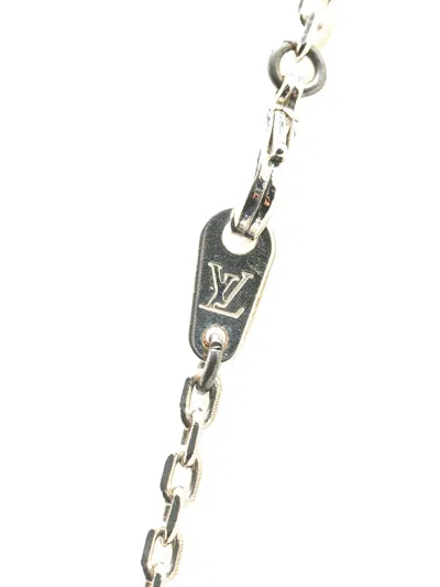 Pre-owned Louis Vuitton 2020 Silver Collier Dandy Necklace Costume Necklace