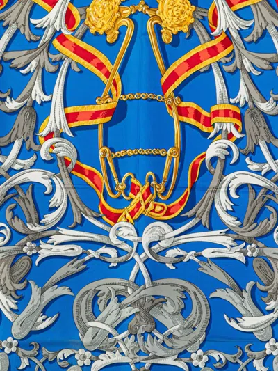 Pre-owned Hermes 2000-2020 Le Mors A La Conetable Silk Scarf Scarves