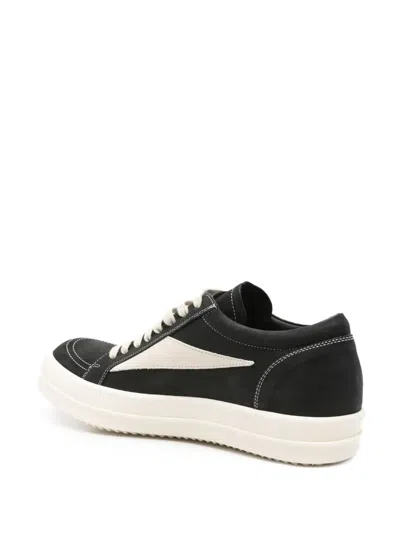 Rick Owens Panelled Lace-up Trainers