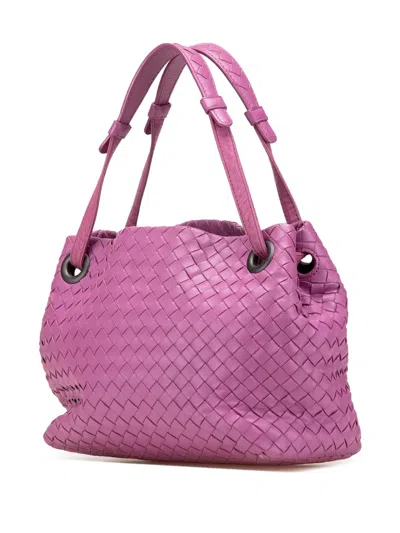Pre-owned Bottega Veneta 2012-2025 Small Nappa Intrecciato Bella Tote Bag