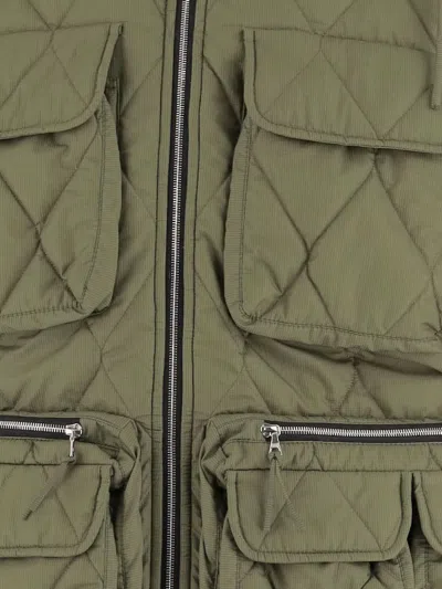 Ienki Ienki Ember Quilted Sleeveless Vest In Green