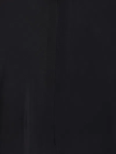 The Row Silk Skirt In Black