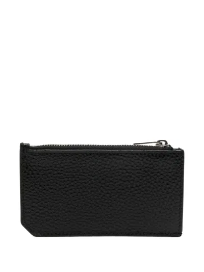 Saint Laurent Tiny Cassandre Cardholder In Black