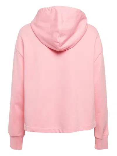 Pre-owned Love Moschino Appliqué-detail Zip Hoodie