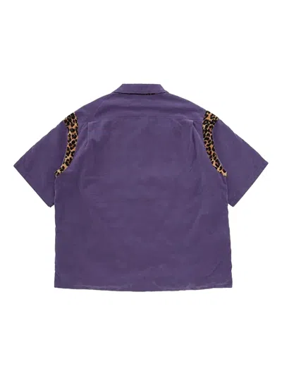 Visvim Wallis Down Shirt In Purple