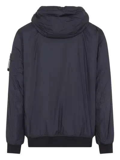 Stone Island Padded Jacket With Drip-proof And Wind-resistant In Black