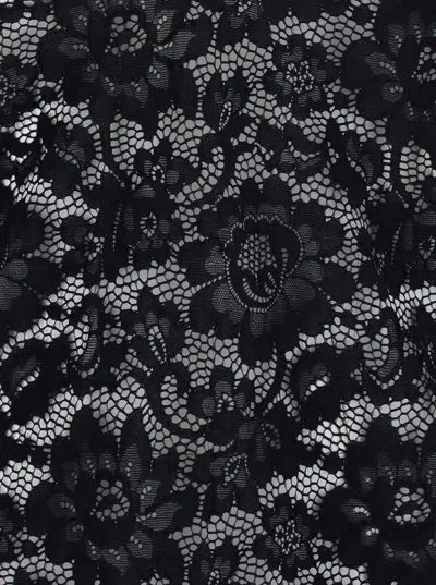 Venuja Floral-lace Mini Dress In Black