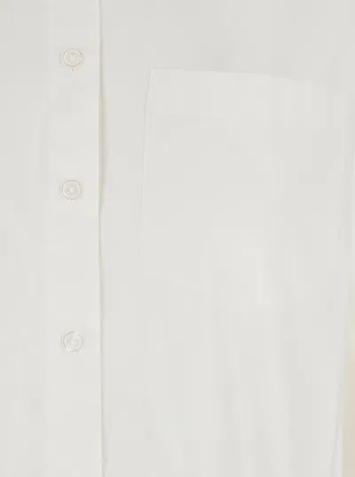 Michael Kors Poplin Btn Dn Bf Shirt In White