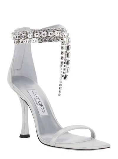 Jimmy Choo Verity Sandal 100 In Metallic