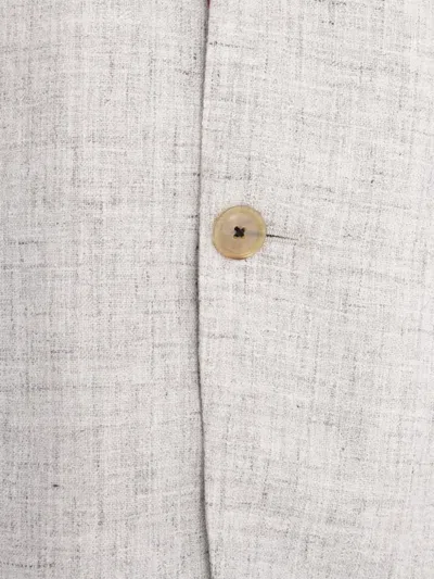 Luciano Barbera Three-button Jacket In White