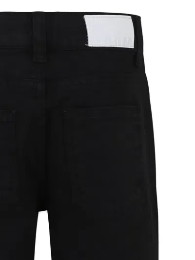 Msgm Five-pocket Jeans In Black