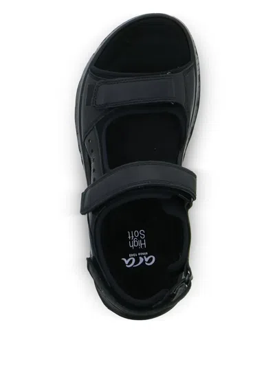 Ara Elio Adjustable-strap Sandals In Black