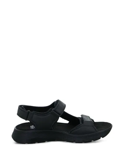 Ara Elio Adjustable-strap Sandals In Black