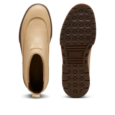 Puma Mayze Wellis Leather Mid Women's Boot In Neutral