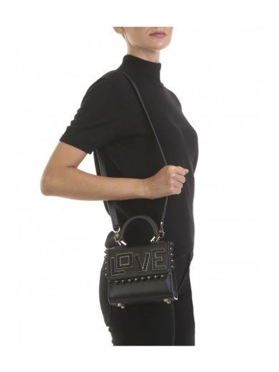 Shop Les Petits Joueurs Smooth Leather Bag In Black