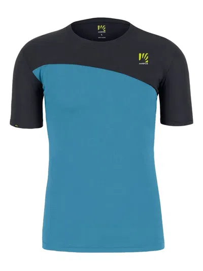 Karpos Colour-block Short-sleeve T-shirt In Blue