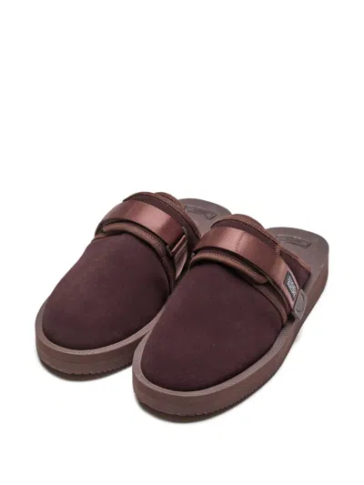 Suicoke Zavo Slippers In Brown