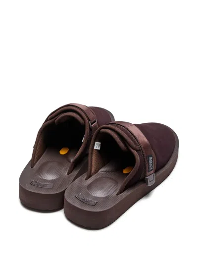 Suicoke Zavo Slippers In Brown