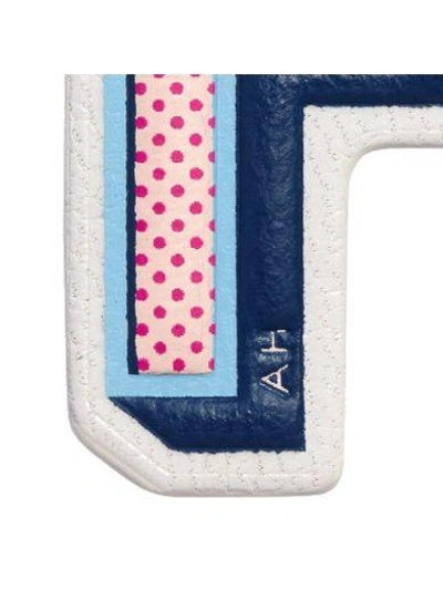 Shop Anya Hindmarch F Sticker In Blue/pink