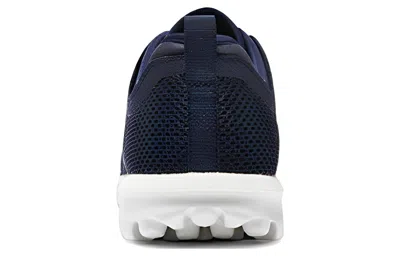 Skechers Go Walk Classic Lace Up 'navy' In Black