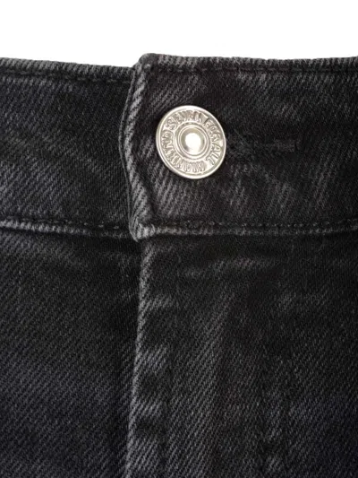 7 For All Mankind Calie Straight Ankle Bottom Clothing In Black