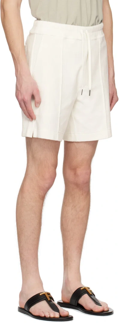 Tom Ford Drawstring Shorts In White