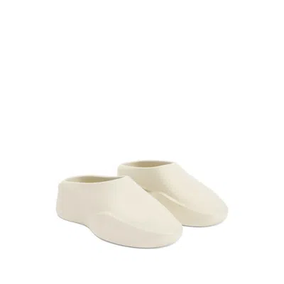 Fear Of God Logo Patch Slip-on Runner Sneakers In White