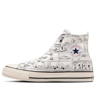 Converse X Peanuts All Star Cp High Top 'off White' In Multi
