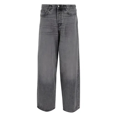 Haikure Grey Flanel Jeans Belt Loops In Gray