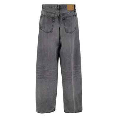 Haikure Grey Flanel Jeans Belt Loops In Gray