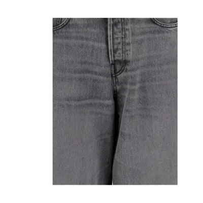 Haikure Grey Flanel Jeans Belt Loops In Gray