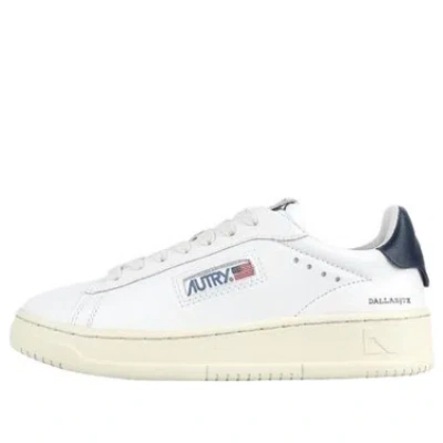 Autry Dallas Leather Low 'white Navy' In Multi