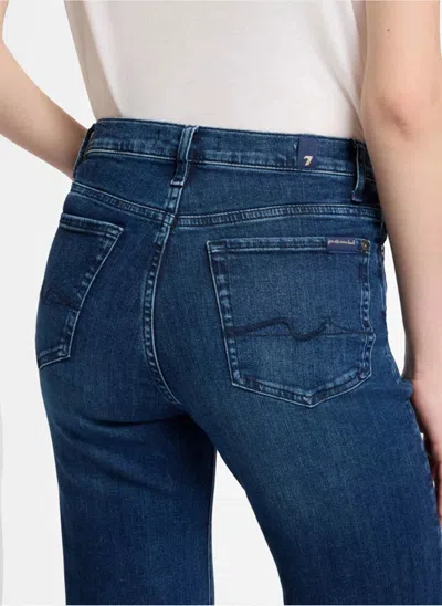 7 For All Mankind Dojo Tailorless Sacramento Kick Flare Jean In Blue