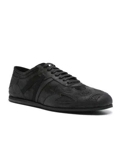 Ann Demeulemeester Fides High-top Boxing Sneakers In Animal Print