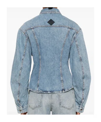 Haikure Button-up Denim Jacket In Blue