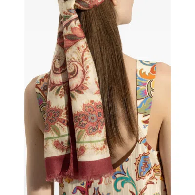 Etro Paisley Patterned Scarf In Multi