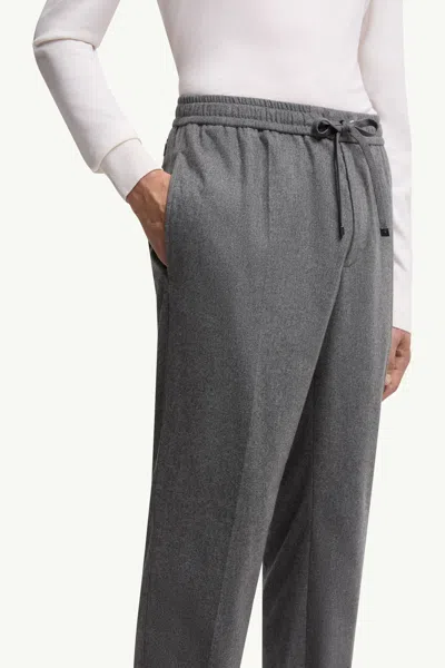 Moncler Cashmere Blend Pants In Gray