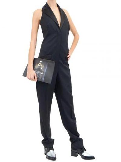 Shop Givenchy Smoking Jumpsuit In Nero