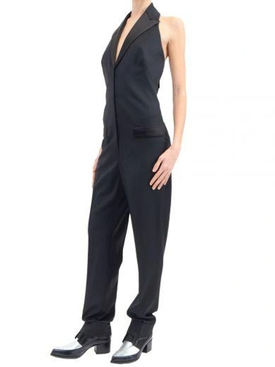 Shop Givenchy Smoking Jumpsuit In Nero