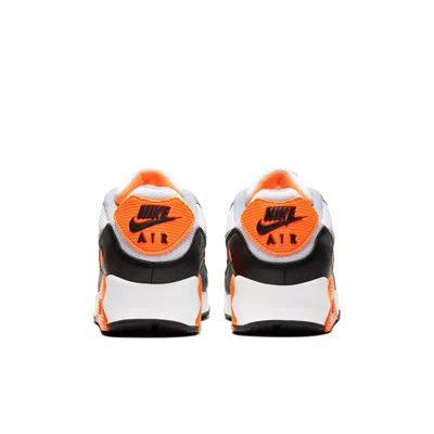 Nike Air Max 90 Summit White Safety Orange Dark Smoke Grey Smoke Grey In Multi