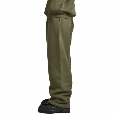 Essentials Fear Of God  Fall24 Back To School Fleece Relaxed Sweatpant 'olive' In Green