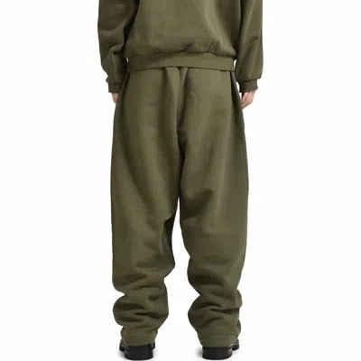 Essentials Fear Of God  Fall24 Back To School Fleece Relaxed Sweatpant 'olive' In Green